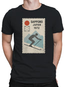 Sapporo 1972 Olympic Skiing Design Men's T-shirt