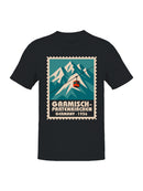 Vintage Garmisch-Partenkirchen Cable Car Men's T-shirt