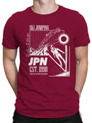 Vintage Ski Jumping Japan 1998 Men's T-shirt