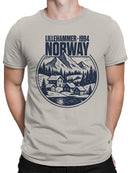 Lillehammer Norway Scenic Design Men's T-shirt