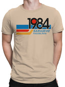 Sarajevo 1984 Retro Design Men's T-shirt