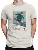Vintage Japan Snowboarding Stamp Men's T-shirt