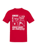 Swiss Curling Club: Ice Perfected Men's T-shirt