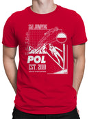 Ski Jumping Poland 2010 Design Men's T-shirt