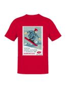 Snowboarding Switzerland Stamp 1998 Men's T-shirt