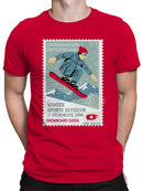 Snowboarding Switzerland Stamp 1998 Men's T-shirt