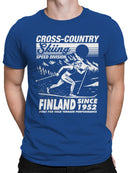 Finland Cross-Country Skiing Speed Men's T-shirt