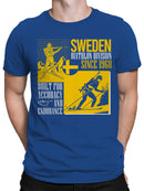 Sweden Biathlon Division Art Men's T-shirt