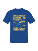 Sweden Cross-Country Skiing Graphic Men's T-shirt
