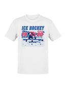 USA 1980 Ice Hockey League Graphic Men's T-shirt