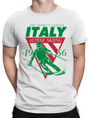 Italy Alpine Skiing 1956 Design Men's T-shirt