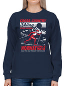 Norway Cross-Country Skiing Speed Women's Sweatshirt