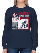 France Biathlon Division Since 1992 Women's Sweatshirt