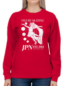 Figure Skating JPN Est. 2014 Women's Sweatshirt