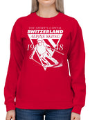 Alpine Skiing Switzerland 1948 Women's Sweatshirt