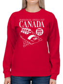 Canada Bobsleigh Speed Unit 2010 Women's Sweatshirt