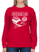 Switzerland Bobsleigh Team Design Women's Sweatshirt