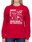 Swiss Curling Club: Ice Perfected Women's Sweatshirt