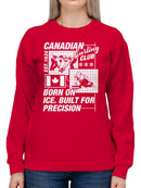 Canadian Curling Club Graphic Women's Sweatshirt