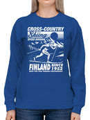Finland Cross-Country Skiing Speed Women's Sweatshirt