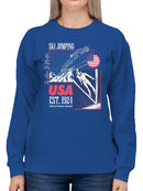USA Ski Jumping 1924 Heritage Women's Sweatshirt