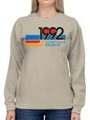 1992 Albertville Winter Games Logo Women's Sweatshirt