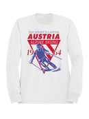 Austria Alpine Skiing 1964 Design Women's Sweatshirt
