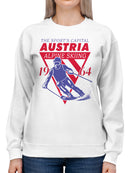 Austria Alpine Skiing 1964 Design Women's Sweatshirt