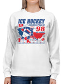 Czech Republic Ice Hockey 98 League Women's Sweatshirt
