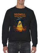 Roswell UFO Abduction Tours 1947 Men's Sweatshirt