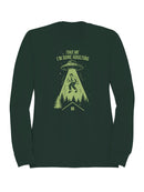 Alien Abduction - Done Adulting Men's Sweatshirt