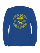 Locally Abducted Farm Fresh Design Men's Sweatshirt