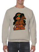 Yeehaw Terrestrial Alien Cowboy Men's Sweatshirt