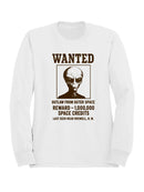 Wanted Alien: Outlaw from Space Men's Sweatshirt