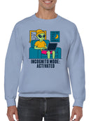 Alien Incognito Mode Activated Men's Sweatshirt