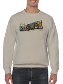 Visit Roswell: Friendly Abductions Men's Sweatshirt