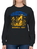 Roswell 1947 Alien Abduction Design Women's Sweatshirt