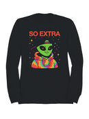 Alien "So Extra" Colorful Style Women's Sweatshirt