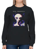 Extra-Terrestrial Alien Art Women's Sweatshirt