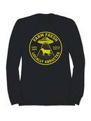 Locally Abducted Farm Fresh Design Women's Sweatshirt