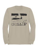 Alien Chillin' Retro Aesthetic Women's Sweatshirt
