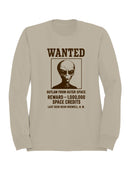 Wanted Alien: Outlaw from Space Women's Sweatshirt