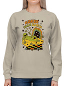 Cosmic Alien "Higher Than Earth" Art Women's Sweatshirt