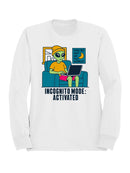 Alien Incognito Mode Activated Women's Sweatshirt