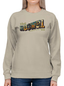 Visit Roswell: Friendly Abductions Women's Sweatshirt