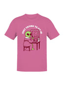 Alien Mirror Beauty Humor Art Men's T-shirt