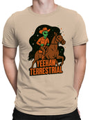 Yeehaw Terrestrial Alien Cowboy Men's T-shirt