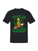 Alien Rocket Adventure Design Men's T-shirt