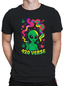 420 Verse Alien Art Design Men's T-shirt
