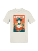 Roswell UFO 1947 Retro Poster Men's T-shirt